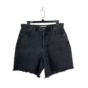 Classic Black Denim Women's Shorts